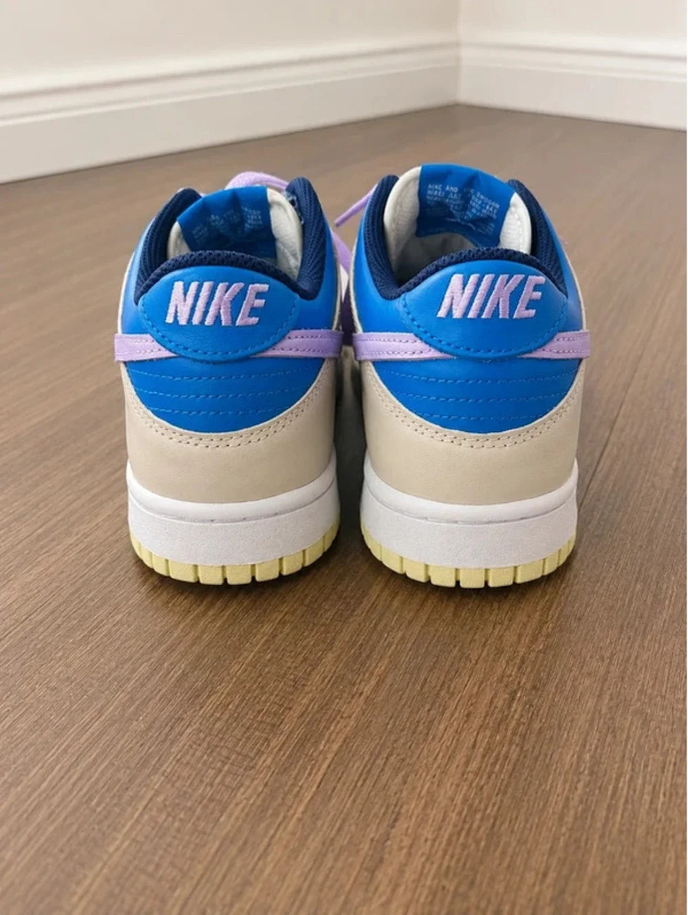Nike Dunk Low GS Light Orewood Brown White Lilac Bloom Youth Size 7 Gently Worn